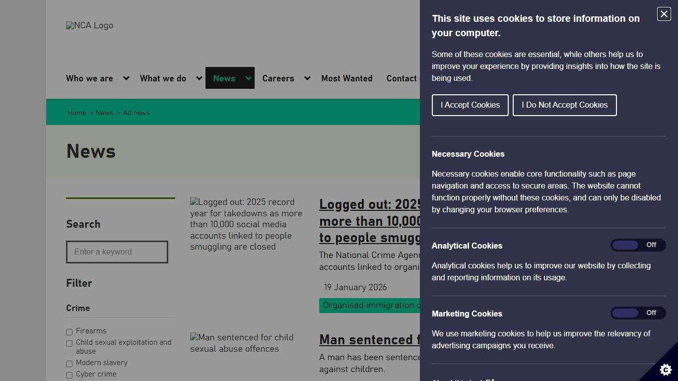 All news - National Crime Agency