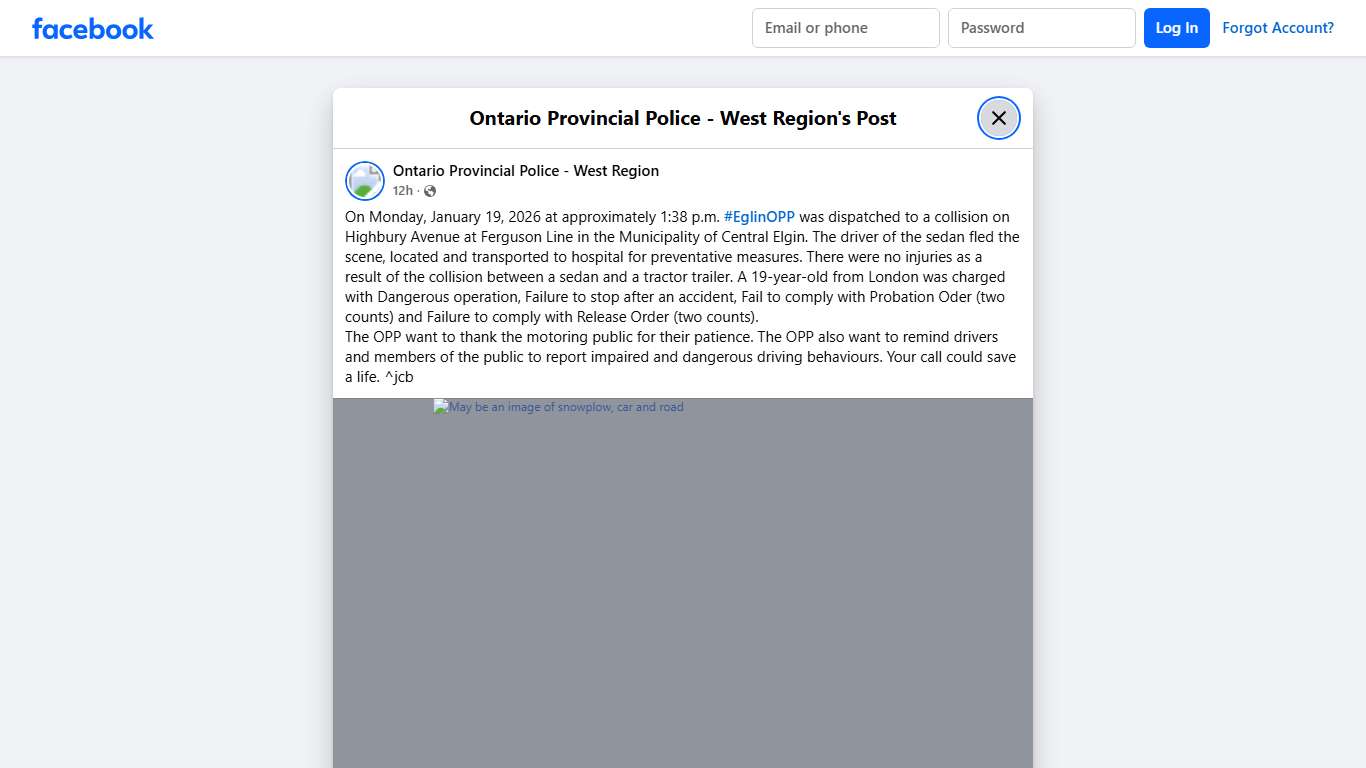 On Monday,... - Ontario Provincial Police - West Region | Facebook